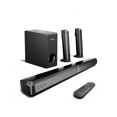 thumbnail image 1 of ULTIMEA Barra de Sonido para Smart TV 4.1 Canales con Subwoofer, Potencia Máxima 200W, Barra de Sonido Desmontable 2 en 1 para TV, Bluetooth 5.3, Graves Ajustables, 3 Modos EQ Barra de Sonido para TV,, 1 of 5