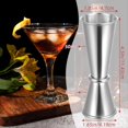 thumbnail image 4 of 10 Jiggers para Coctelería, Vasos Medidores de Vidrio de Acero Inoxidable 304 para Cócteles, Herramientas para Barman en Casa., 4 of 5
