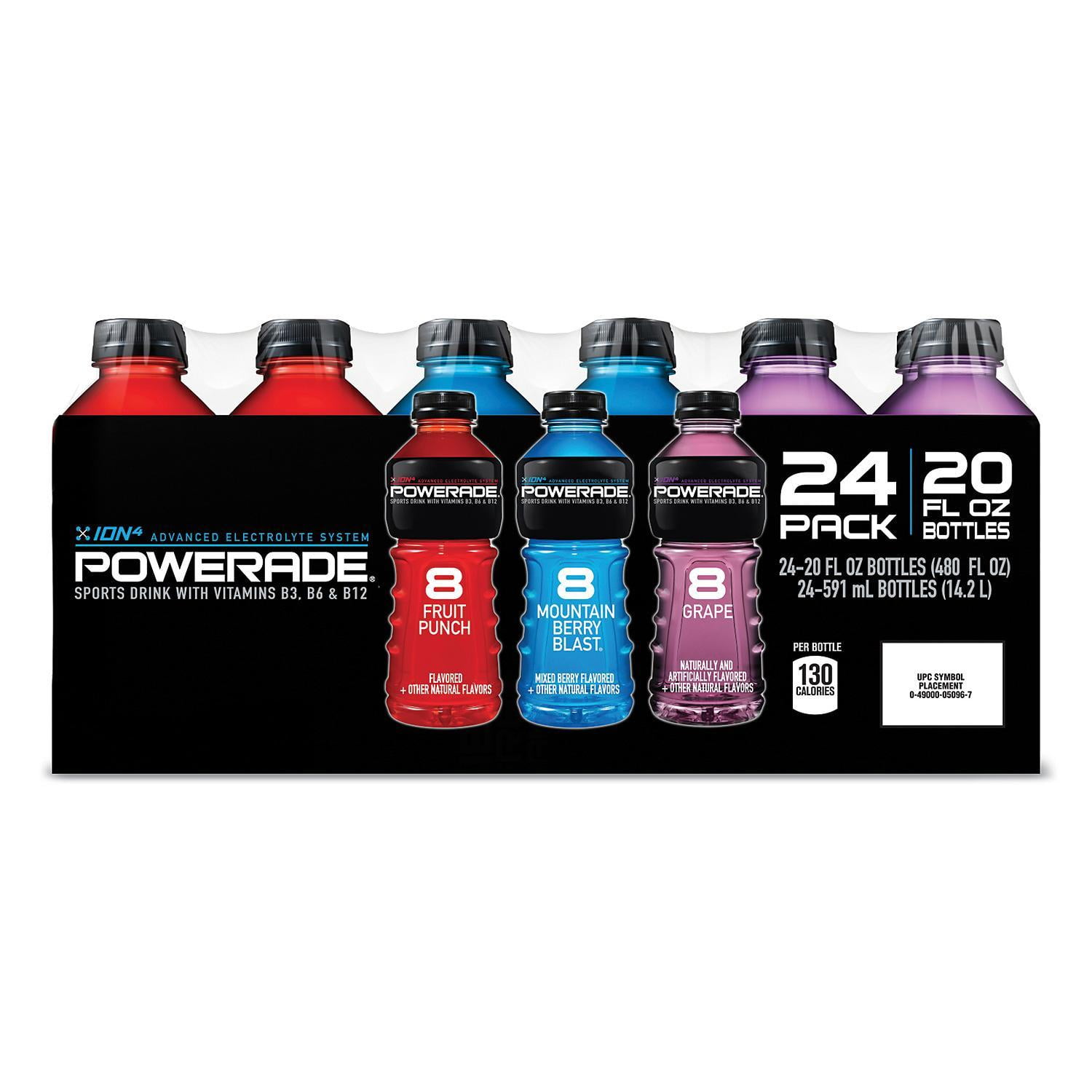 Powerade Sports Drink Variety Pack (20 fl. oz. bottles, 24 pk