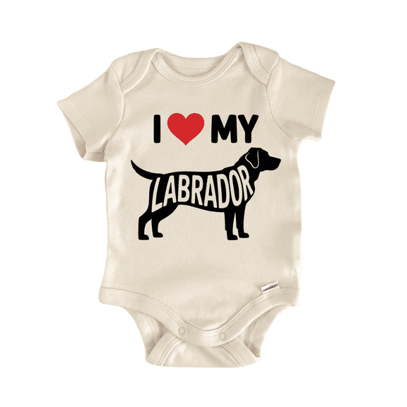 Dog Breed Labrador - Baby Bodysuit