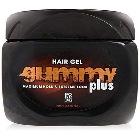 Fonex Gummy Hair Gel Maximum & Extreme Look Plus, 17 oz
