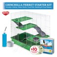thumbnail image 3 of Kaytee My First Home Starter Kit Plastic & Wire Habitat for Pet Ferrets or Chinchillas, 3 of 12