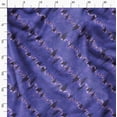 thumbnail image 3 of Soimoi Poly Canvas Purple Fabric By the Yard - 56 Inch Wide - Diagonal Stripe Tie & Dye Botanical - Nature's Enhanced with Diagonal Stripe & Tie Dye Patterns Printed Fabric, 3 of 6