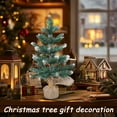 thumbnail image 6 of 11.8Inch Artificial Small Mini Christmas Tree, Desktop Miniature Christmas Trees Mini Pine Tree with Base, Perfect for Xmas Tabletop Decorations, 6 of 6
