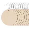 thumbnail image 4 of simhoa 50 Pieces Unfinished Wooden Earrings Blanks Earrings Making Set Round Pieces, 4 of 4