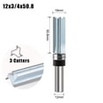 thumbnail image 1 of MYG 3 Tooth Router Bit 12mm 1/2inch Shank wood Cutting Carbide Alloy Woodworking, 1 of 7