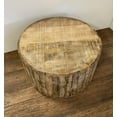thumbnail image 3 of Updated Rustic Round Stump Coffee Table, 3 of 5