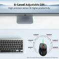 thumbnail image 2 of RHEA- Tecknet Wireless Mouse 2.4G Usb | 6-Level 4800 Dpi | 30-Month Battery Life, 2 of 6