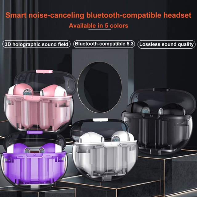 Auriculares inalámbricos SUSUchens con cancelación de ruido inteligente, diseño ergonómico, sonido HiFi, conexión estable, batería de larga duración, compatibles con Bluetooth 5.3,