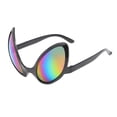 thumbnail image 2 of Alien adulto disfraces gafas Alien gafas de sol Cosplay disfraz Lente colorida del m negro, 2 of 4