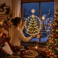 thumbnail image 5 of Christmas Suction Cup Window Light Tree, Warm LED Festive Window Decor for Glass and Door, Holiday Indoor Decoration for Seasonal Xmas Mantel and Tabletop Accent, 5 of 5