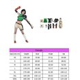 thumbnail image 3 of Disfraz de Yuffie para cosplay, pelucas, pantalones, juego Final Cos Fantasy, trajes verdes sin mangas, ropa para fiesta de Halloween, accesorios, 3 of 5