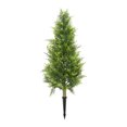 thumbnail image 1 of Home Christmas Artificial Tree with Detachable Ground Spike Shaped Tree Potted Indoor Floor Decor Home Essentials, 1 of 2