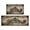 Farmhouse Rooster, variant on Farmhouse Rooster Kitchen Rugs Set, 17x29 +17x47, Cushioned and Non-Skid, Washable for Kitchen, Living Room, Office Gift for Friends, Family