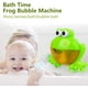 thumbnail image 3 of Juguetes de burbujas para baby shower, máquina automática de burbujas musicales, máquina de soplado de burbujas, juguetes de baño de rana, adecuados para niños pequeños, 3 of 5