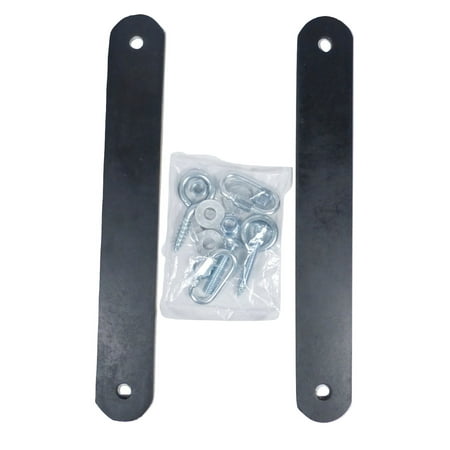 AR500 Steel Gong Target Rubber Strap Mounting Hanging Kit Tactical