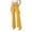 388#Yellow, variant on Cargo Pants Women Petite Size Elastic Waist Bootcut Yoga Workout Casual Trousers Royal Blue XL
