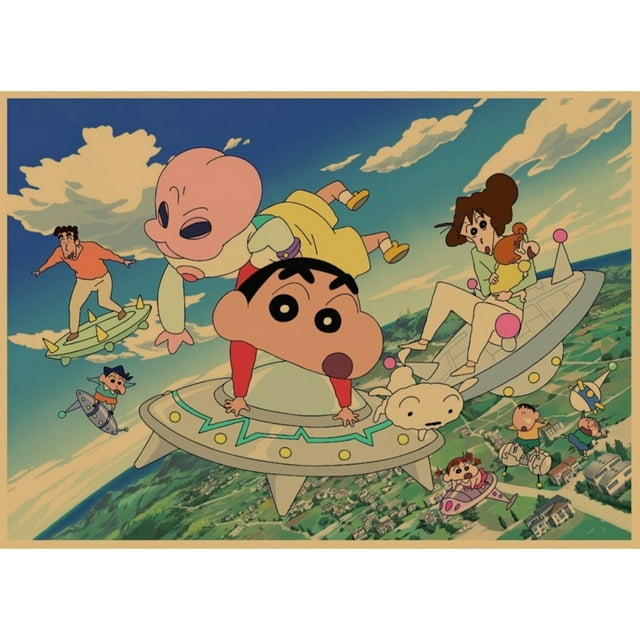 Póster decorativo de pared Shins Chanss Anime, 29,7 x 42 cm