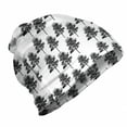 thumbnail image 1 of Forest Unisex Beanie, Woodland Trees Drawn by Hand, Hiking Outdoors, Charcoal Grey White, by Ambesonne, 1 of 1