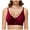 Wine, variant on Non Wired Bra Women's Padded Full Cup Bra Without Underwire With Padding Seamless Bustier Bralette Breathable Soft Sports Bras Pack Workout Sports Bras for Women Womens Bra Bras for Women Sports