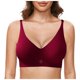 thumbnail image 2 of Sujetador sin aros de copa completa para mujer: bustier acolchado sin costuras con tirantes anchos, soporte suave y transpirable, tallas S-XL, 2 of 5