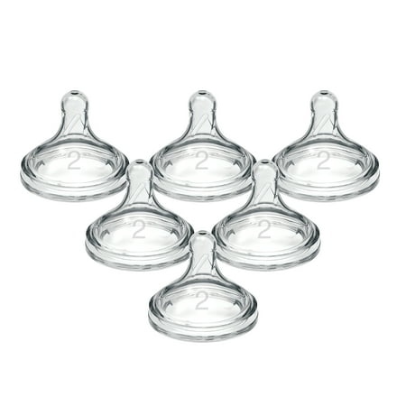 UPC: 0072239316962 | Dr. Brown s Options+ Wide-Neck Baby Bottle Nipple – Level 2 Medium Flow – 6-Pack – 3m+