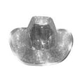thumbnail image 2 of yuksok Disco Ball Cowboy Hat Light up Cowgirl Cap for Music Festivals Party Carnival, 2 of 9
