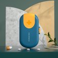 thumbnail image 4 of 2 en 1 caja de plástico compartimentada para medicinas, soporte para vitaminas para viajes (azul) Ehuebsd  Cuidado Belleza, 4 of 9