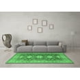 thumbnail image 3 of Ahgly Company Indoor Round Persian Emerald Green Traditional Area Rugs, 5' Round, 3 of 4