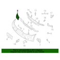 thumbnail image 2 of New Genuine Nissan Reinforce-Front Bumper Side,Lh 62039ZQ00A / 62039-ZQ00A OEM, 2 of 10