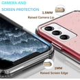 thumbnail image 2 of Compatible with Samsung Galaxy A24 4G Case Cute Glitter Clear Sparkly Cases Shockproof Samsung A24 4G Phone Case for Women Girls Silicone Slim Bling Protective Cover (Pink), 2 of 5