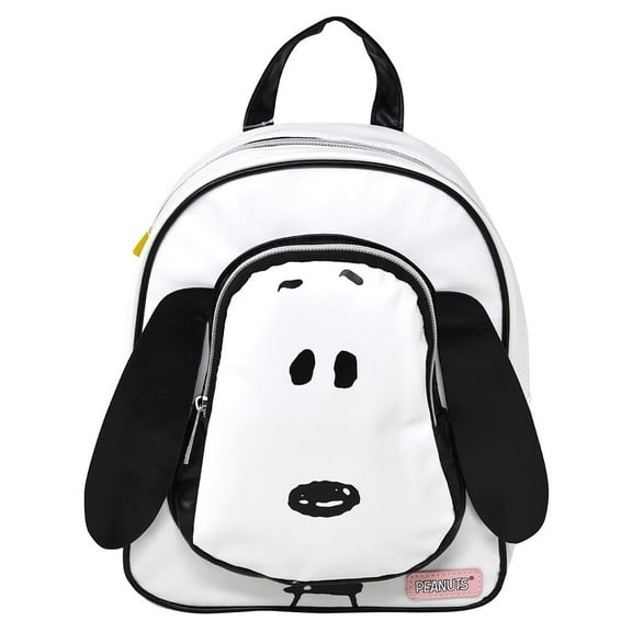 Snoopy 10" Mini Deluxe Backpack with 1 Front pocket, 8" x 5" x 10.5"