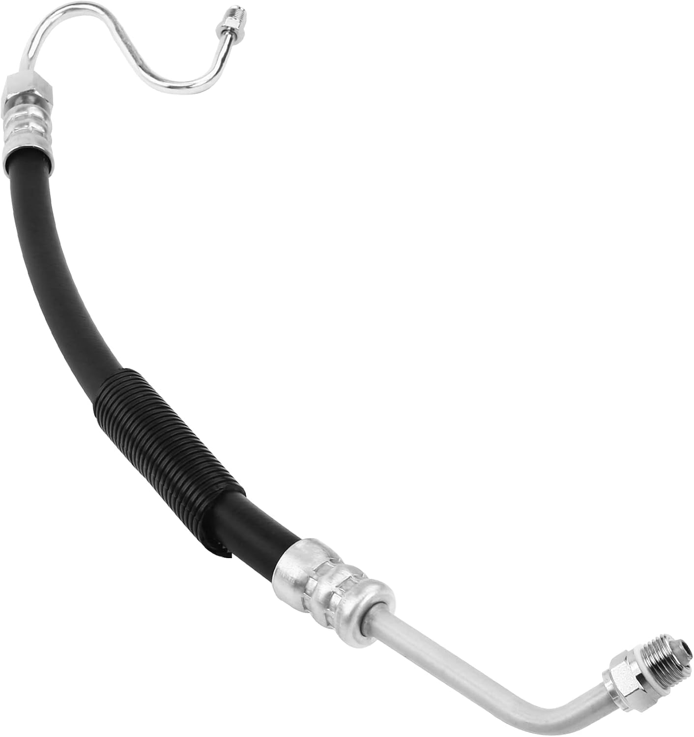 A-Premium Power Steering Hose Pressure Hose Line Assembly Compatible with Ford F-150 F-250 F-350 1990-1992 Bronco F-200 Pump To Gear/Rack Pinion