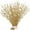 Gold, variant on 30 Pack Christmas Artificial Glitter Berry Stem Decorations 15.7 in Decorative Bead Sticks Christmas Picks (White)