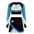 thumbnail image 1 of Uniforme de animadora Euphoria, disfraz de animadora Maddy, disfraz de animadora de manga larga para escuela secundaria para mujer1XS Deng Xun unisex, 1 of 2