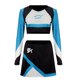 thumbnail image 1 of Uniforme de animadora Euphoria, disfraz de animadora Maddy, disfraz de animadora de manga larga para escuela secundaria para mujer1XS Deng Xun unisex, 1 of 2