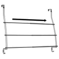 thumbnail image 7 of mDesign Expandable Metal Over Door Bathroom Towel Holder, 2 Hooks - Matte Black, 7 of 7