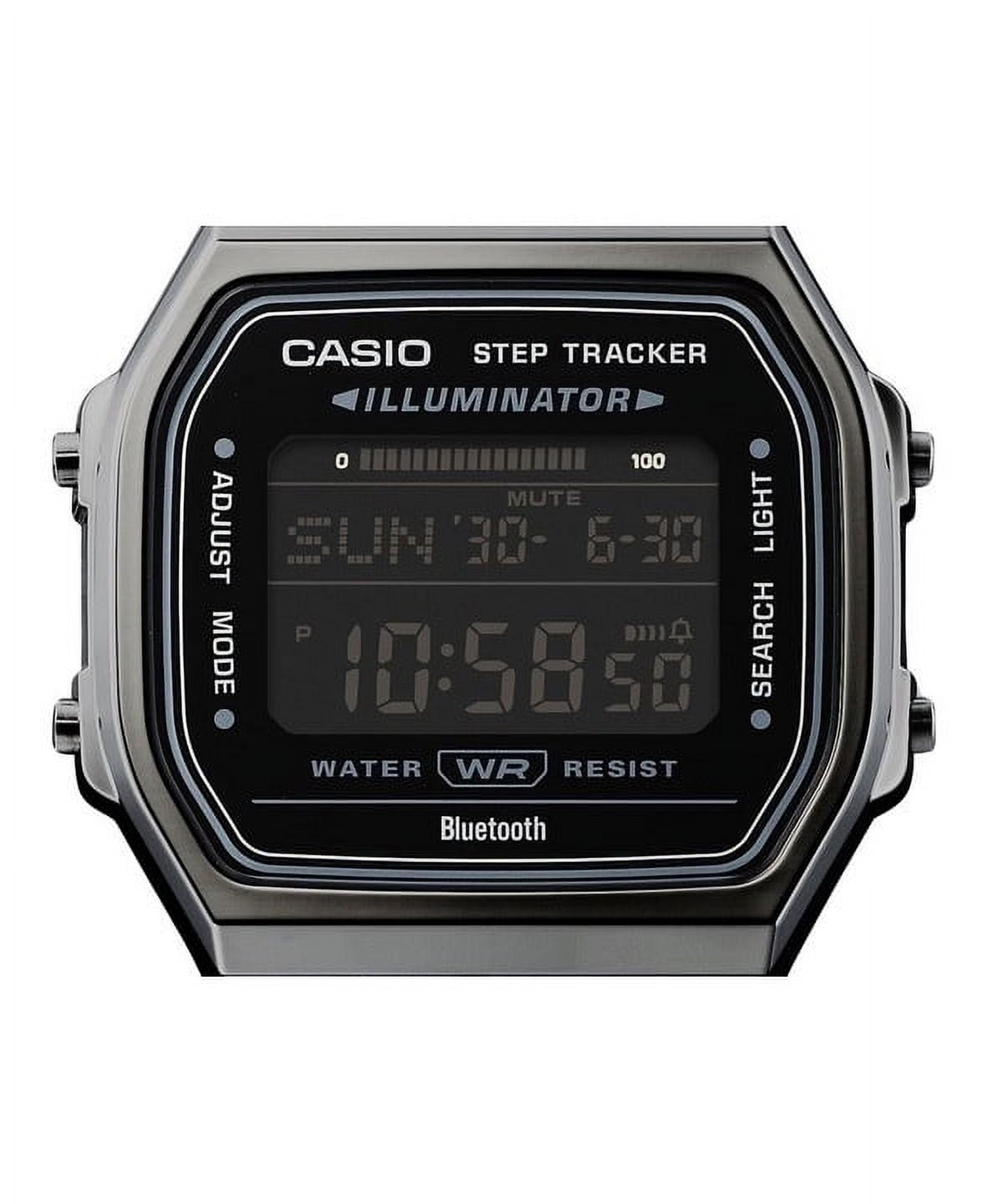 Casio Vintage Digital Smartphone Link Stainless Steel Quartz ABL
