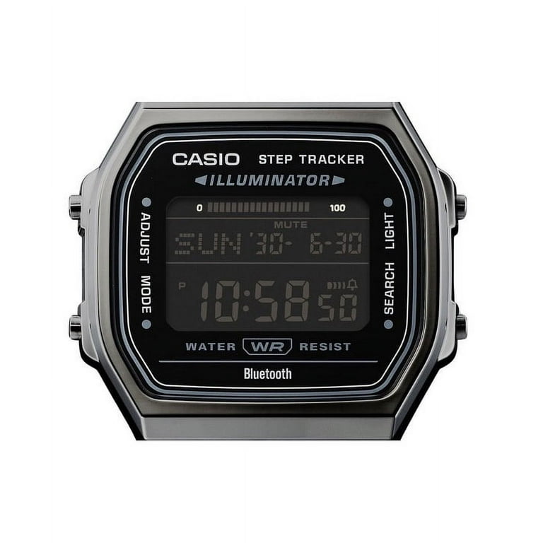 Casio Vintage Digital Smartphone Link Stainless Steel Quartz