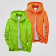 thumbnail image 2 of Afuyipoi Boys 2 Pack Softshell Hooded Jacket Waterproof Windbreaker Outdoor Casual Zip Up Size 3-12 Khaki Size 4T, 2 of 7