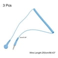 thumbnail image 2 of Uxcell ESD Grounding Cable Cord 250cm/98",Lantern Tip + Buckle for Eliminate Electrostatic 3 Pcs(Blue), 2 of 6