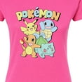 thumbnail image 3 of Pokémon - Kanto Starters - Juniors Fitted Graphic T-Shirt, 3 of 5