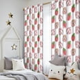 thumbnail image 5 of Blackout Kids Curtains,Pink Cow Strawberry Jam Pattern Childrens Insulated Curtains Set Of 2,Bedroom Essentials,Toddler Room Decor 52x84in(132x213cm), 5 of 5