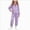 B204-Girls' Set-Purple, variant on 15 Years Teen Girls Sweatshirt Set Casual Long Sleeve Teen Girl's Fall Pullover Legging Pants Printed 2 Piece Outfit for 1-15Y
