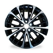 Brand New Single 18" 18x8 Alloy Wheel For 2018-2021 Toyota Camry Machined Black OEM Quality Replacement Rim 75221 75221B