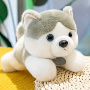 NWJ Husky Dog Plush Toy - Large Adorable Stuffed Animal, Soft Sleep Pillow for Kids, Perfect Cuddle Companion