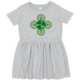 thumbnail image 3 of Inktastic St Patricks Day Shamrock Irish Girls Toddler Dress, 3 of 5