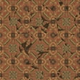 thumbnail image 1 of Ahgly Company Machine Washable Indoor Square Transitional Sedona Brown Area Rugs, 8' Square, 1 of 7