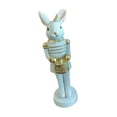 thumbnail image 2 of Figura de conejo de Pascua, adorno de escritorio de primavera, estatua decorativa de conejo, decoración de Pascua Oro, 2 of 9