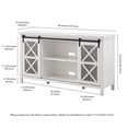 thumbnail image 3 of Evelyn&Zoe Clementine Rectangular TV Stand for TV's up to 65", White, 3 of 9